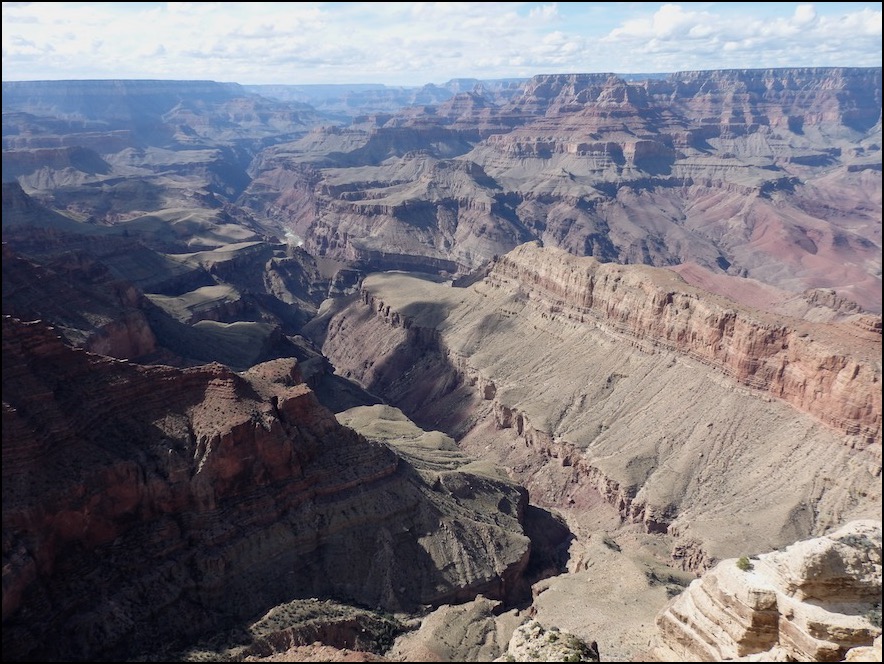 Grand Canyon with river at bedrock